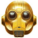  Golden 1 Robot Avatar icon
