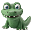  allo animoPlastic Crocodile Toy icon